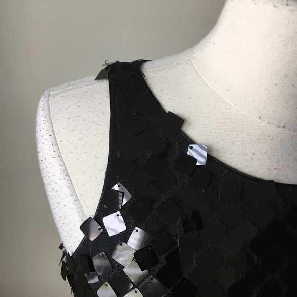 Sleeveless sequin party dress SOLD - Picture 2 of 6