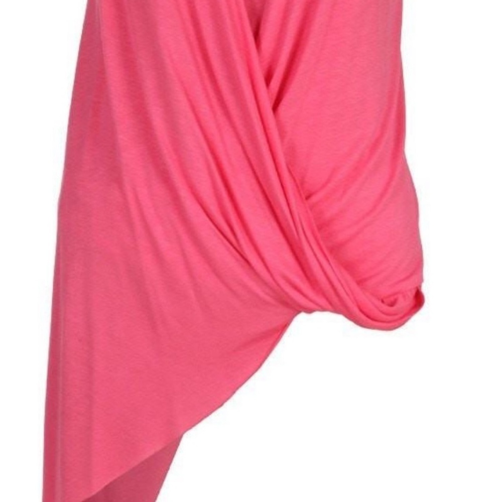 Pink Asymmetric Hem Top - Picture 2 of 5