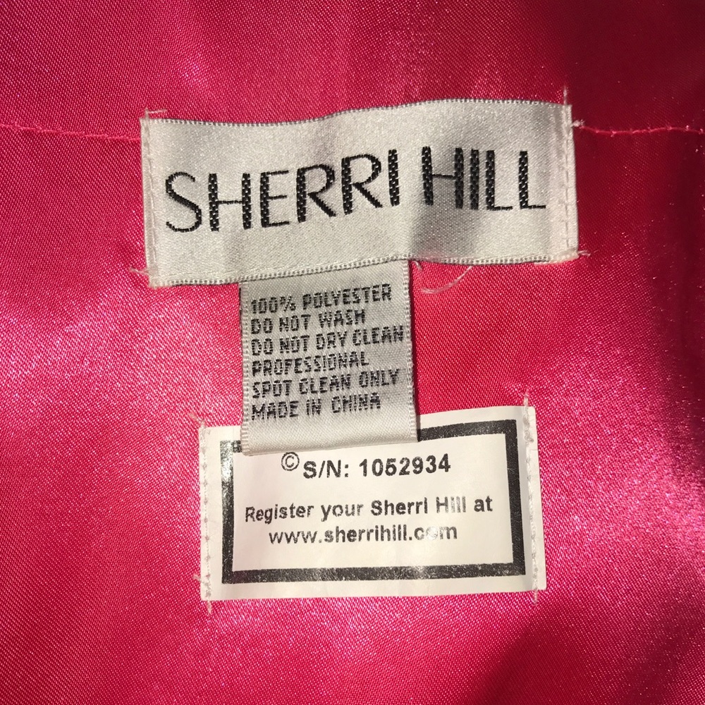 Sherri Hill 8422 short ruffled pink dress - Picture 6 of 7