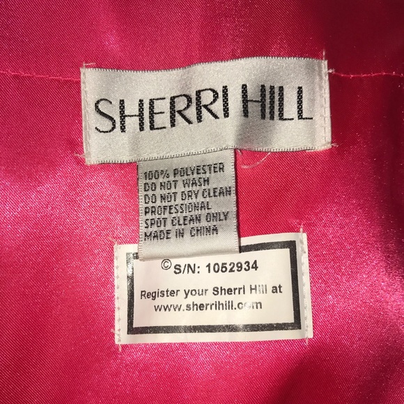 Sherri Hill 8422 short ruffled pink dress - Picture 6 of 7