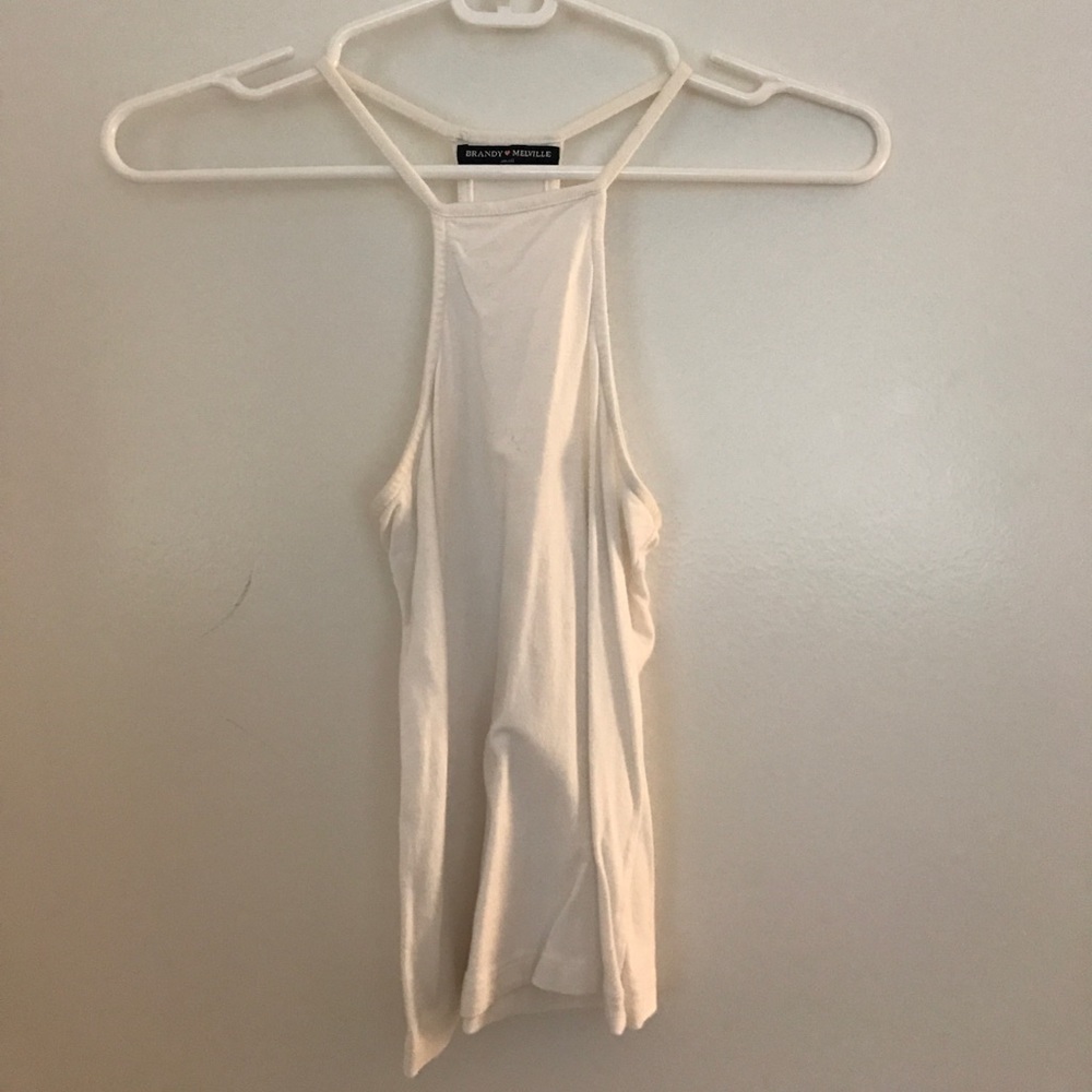 White crop top
