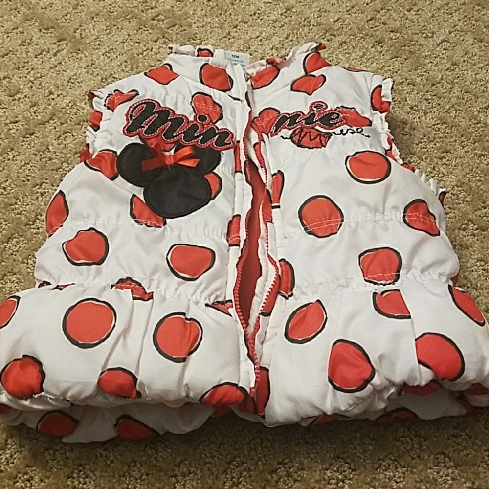 Toddler Girls Minnie Mouse Vest!