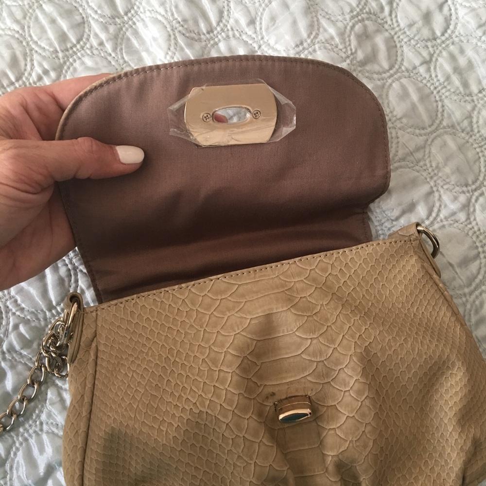 Chico's Snake Skin Print Crossbody - Picture 2 of 3