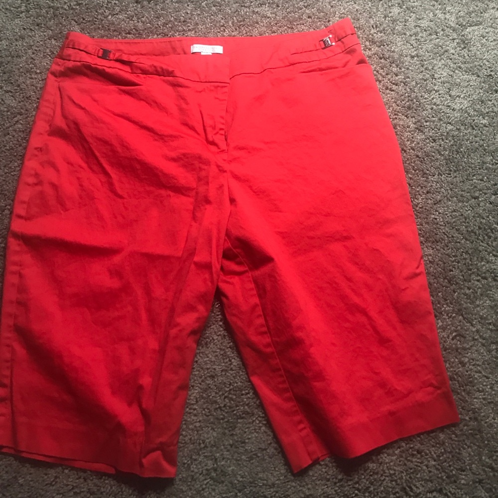 Orange women's shorts
