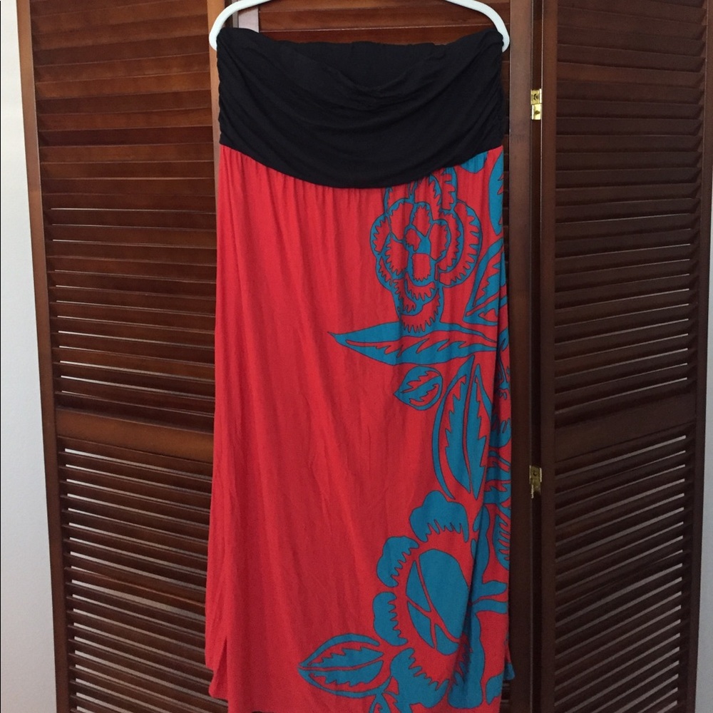Plus size bando style dress