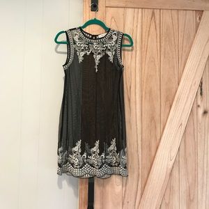 Sheer cocktail dress