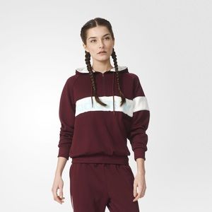 Brand new Adidas NY 1986 half zip hoodie