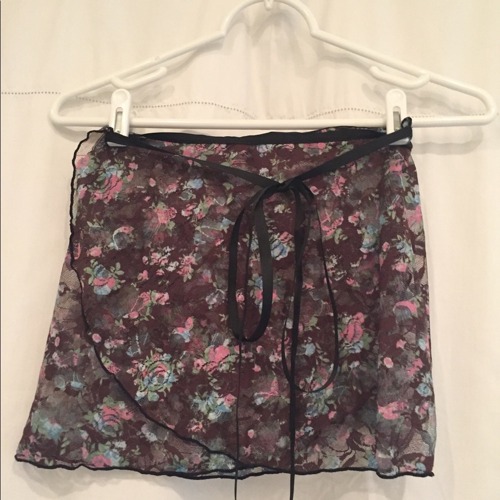 Brown/ Green/ Pink Ballet Skirt (RUNS RLY BIG)