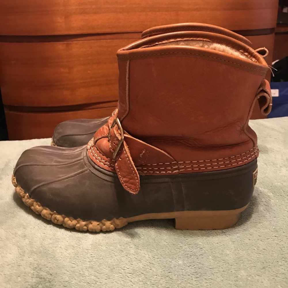 Women's Tumbled-Leather L.L.Bean Lounger Boots
