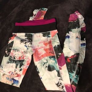 Lululemon Speed Tight Pigment Wave Leggings SIZE 2