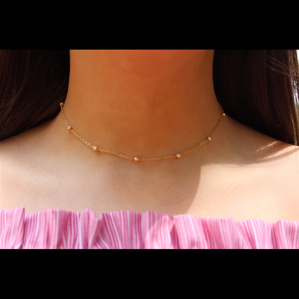 Gold Chain Choker