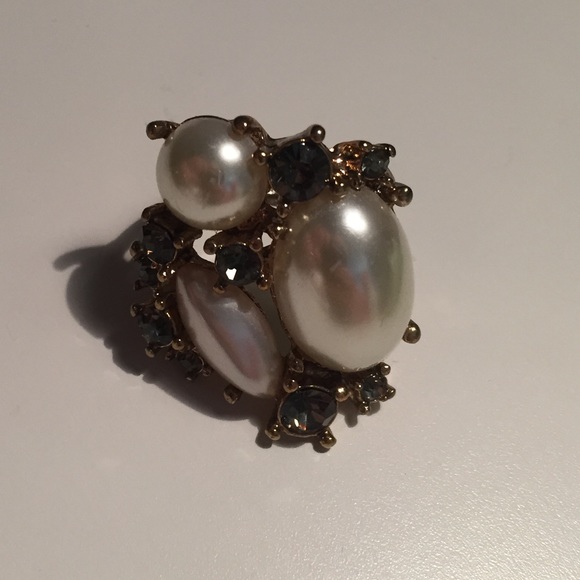 Pearl cluster ring - Picture 1 of 2