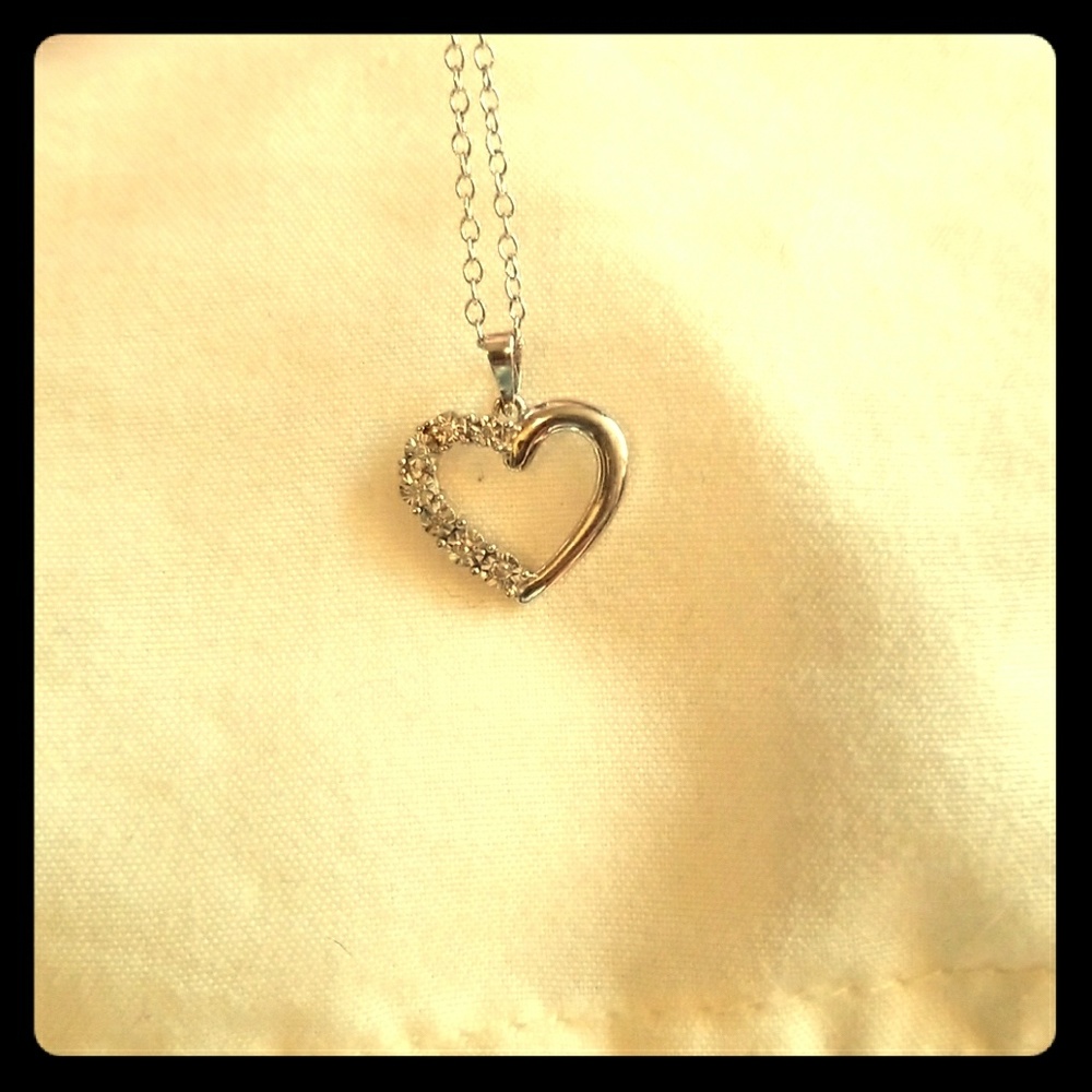 Sterling Silver Heart Necklace