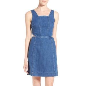 Madewell Denim Cut Out Dress