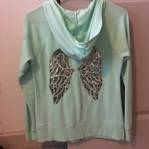 Victoria's Secret angel wings full zip jacket
