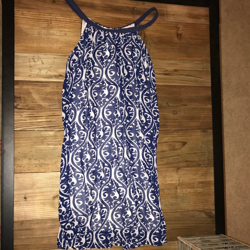 Charming Charlie's Blue/White Sundress