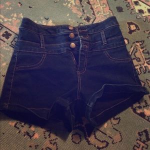 High waisted shorts