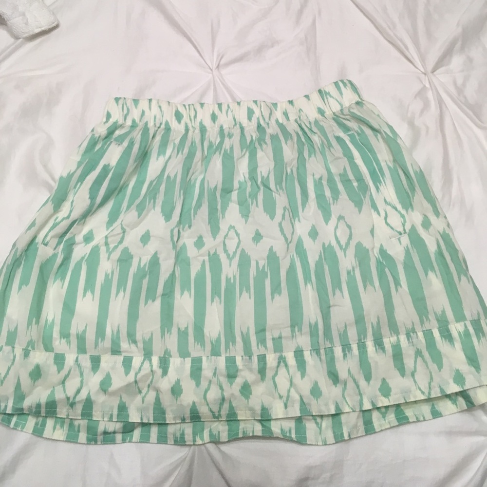 J. Crew Patterned Skirt with Pockets