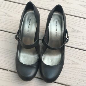 Lower East Side black kitten heels