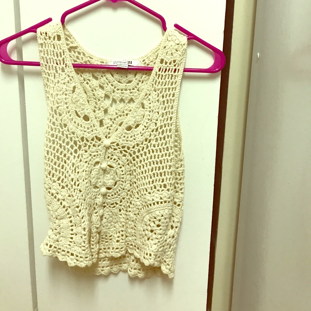 Crochet vest