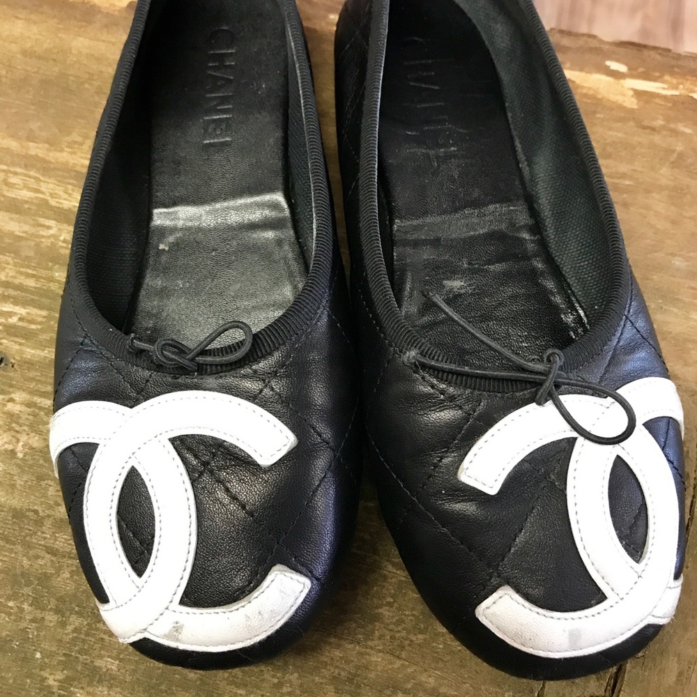 Chanel flats .
