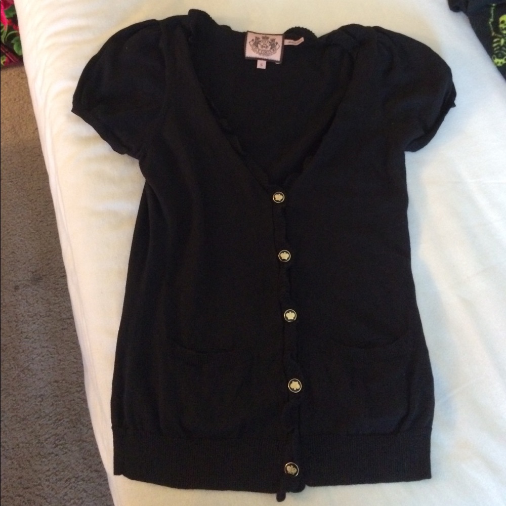 Juicy couture short sleeve sweater