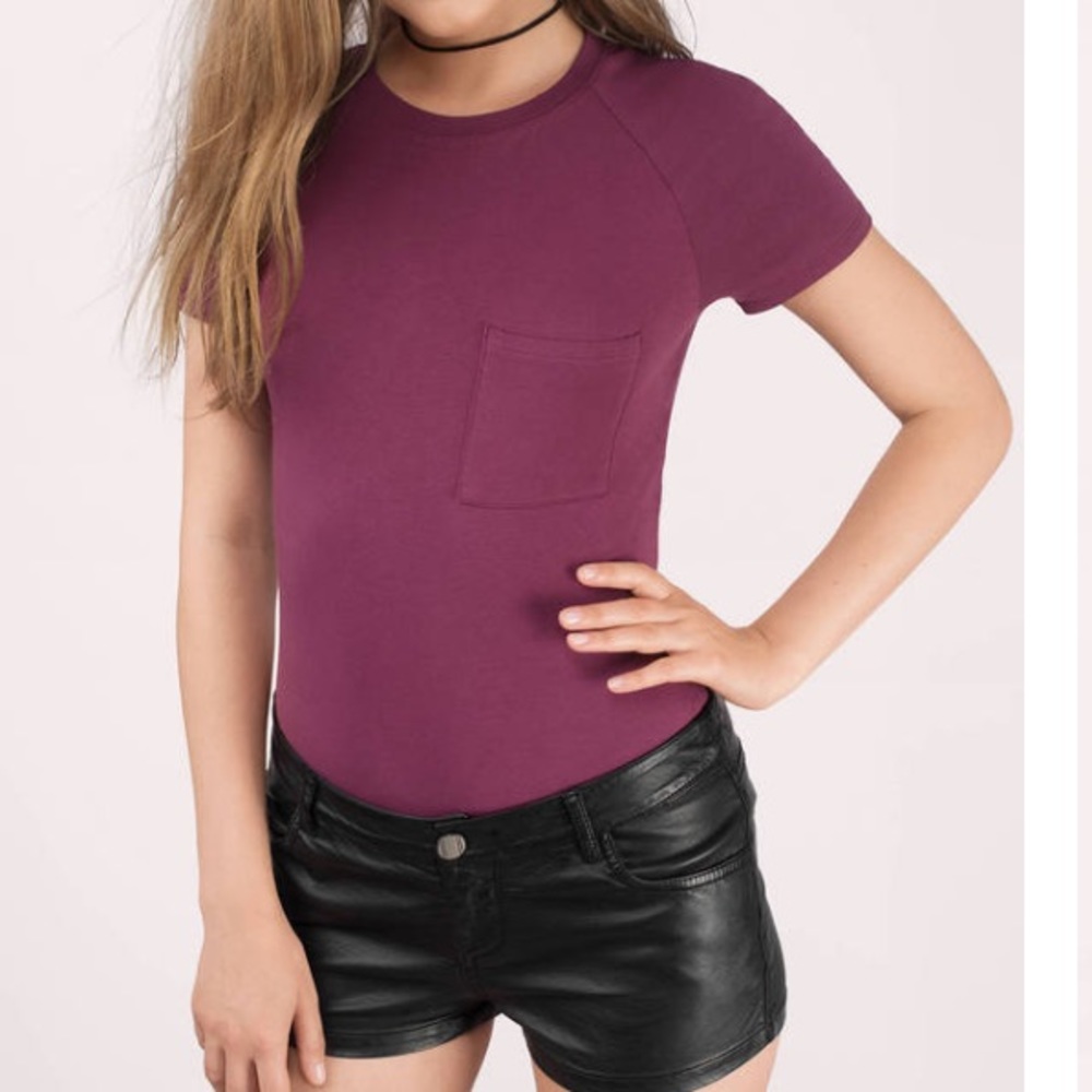 Wine Body Suit *NEVER WORN*