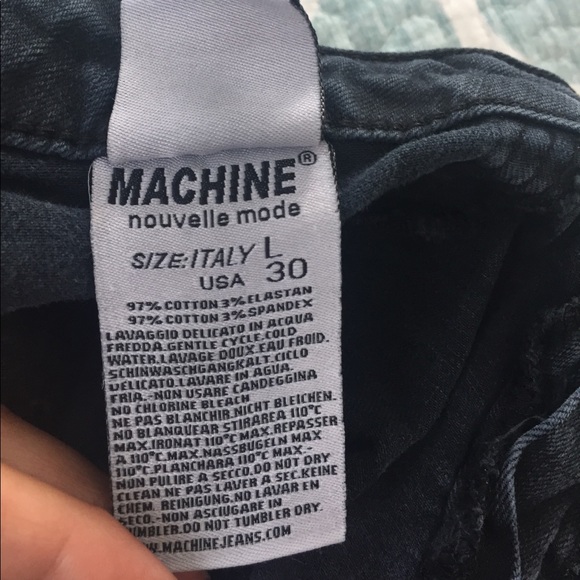 Black Denim Shorts - Picture 3 of 3