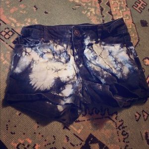Tie dye shorts