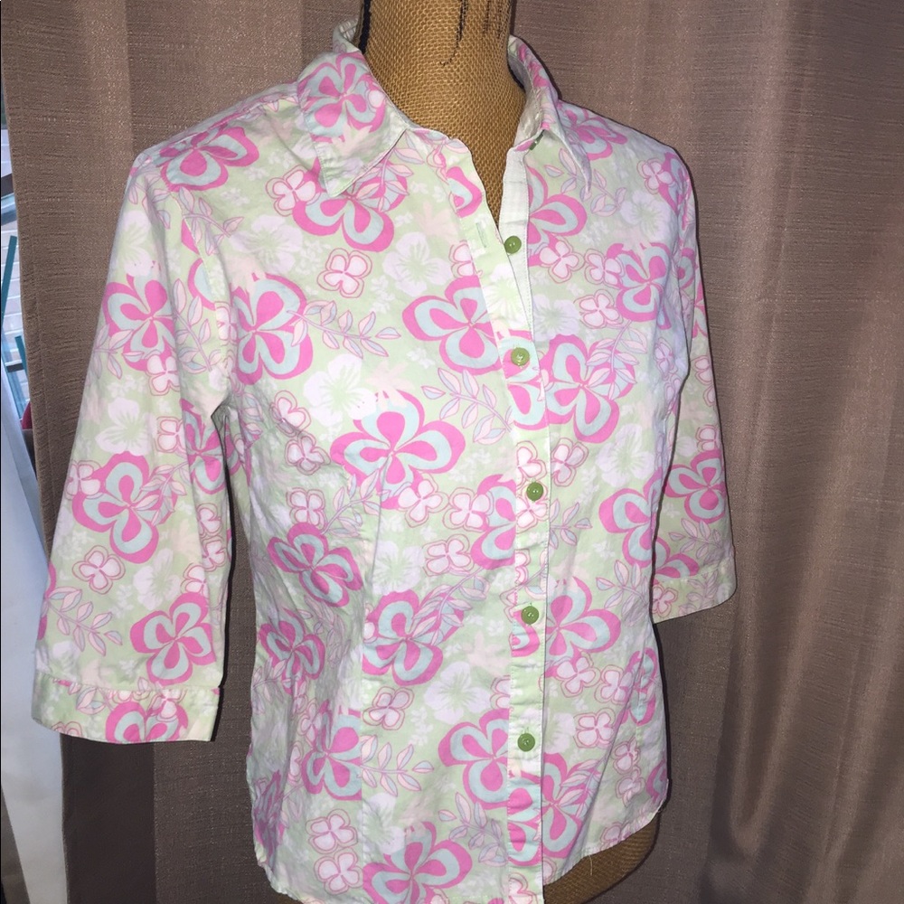 🚨Duck head button front top