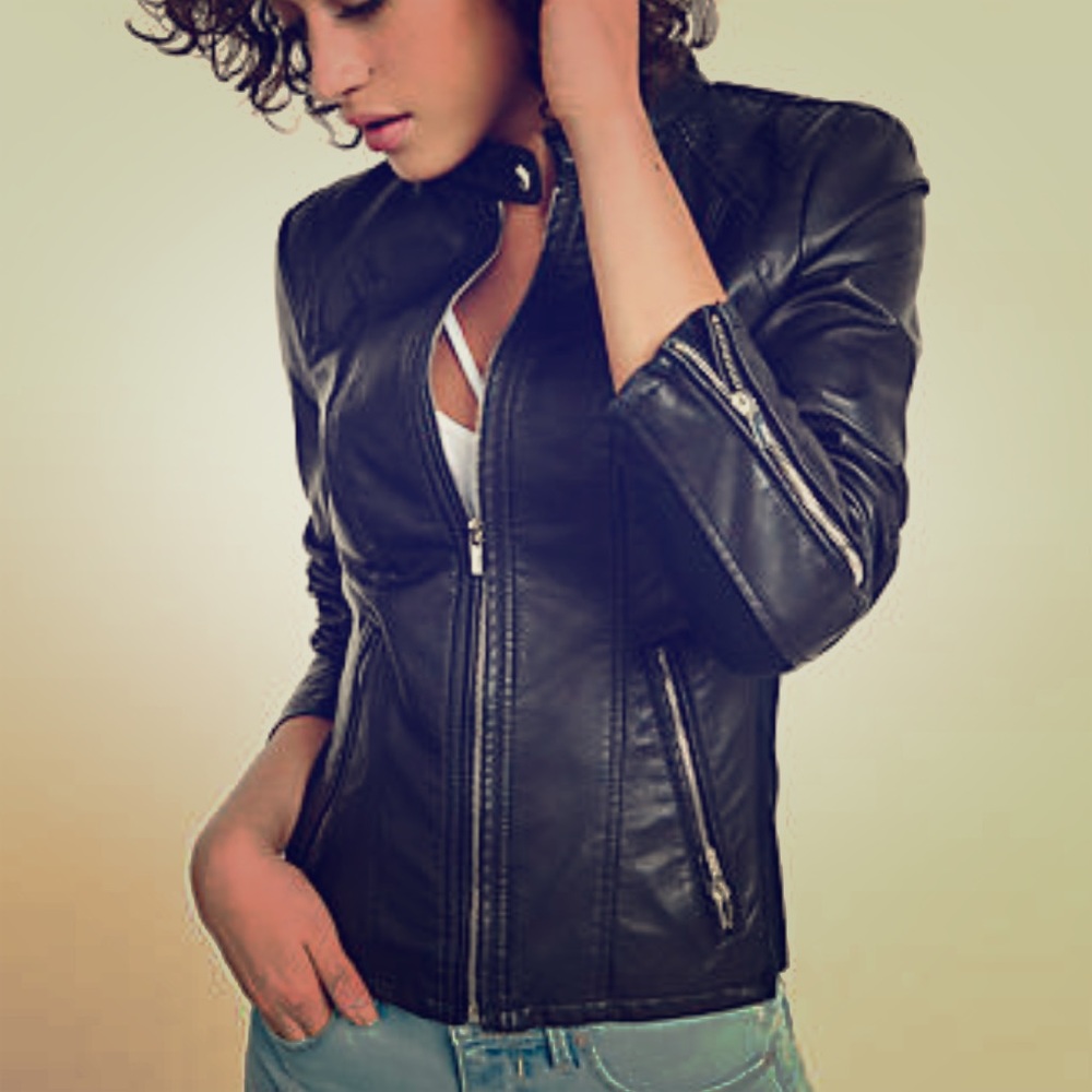 Express Faux Leather Jacket