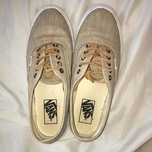 Super cute tan women's vans
