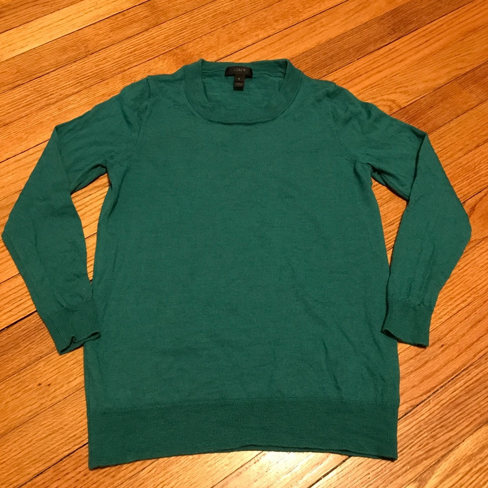 J Crew Tippi Sweater in Green, Sz S