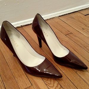 Dark red Ralph Lauren pumps