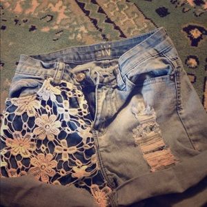 Jean shorts