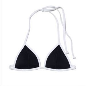 PINK triangle bikini top
