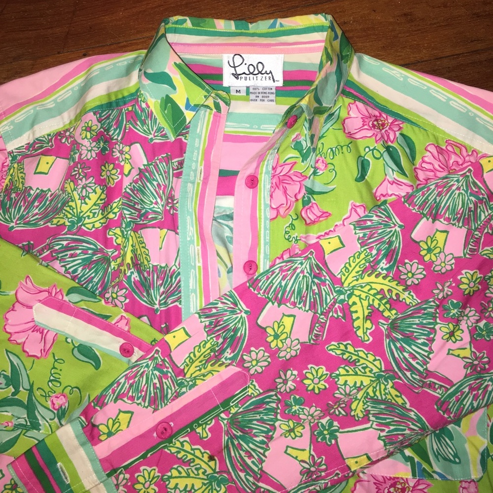 🌼 Vintage Lilly Pulitzer Blouse 🌼RARE🌼