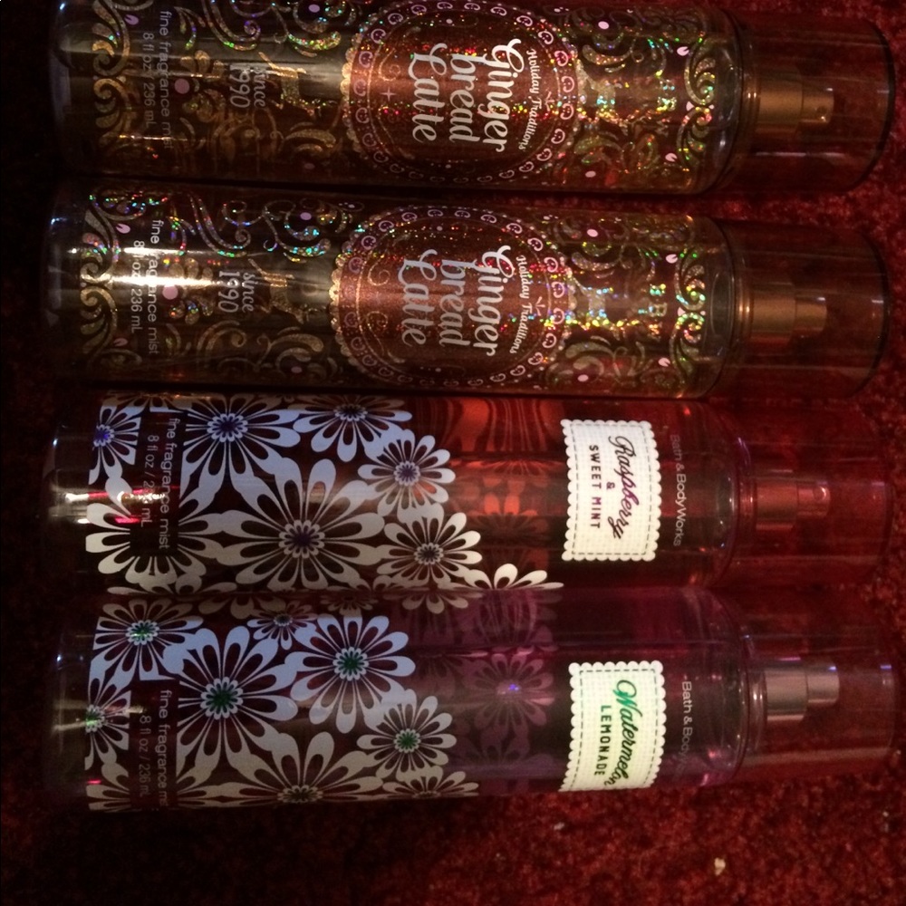 limited edition bath&body works sprays