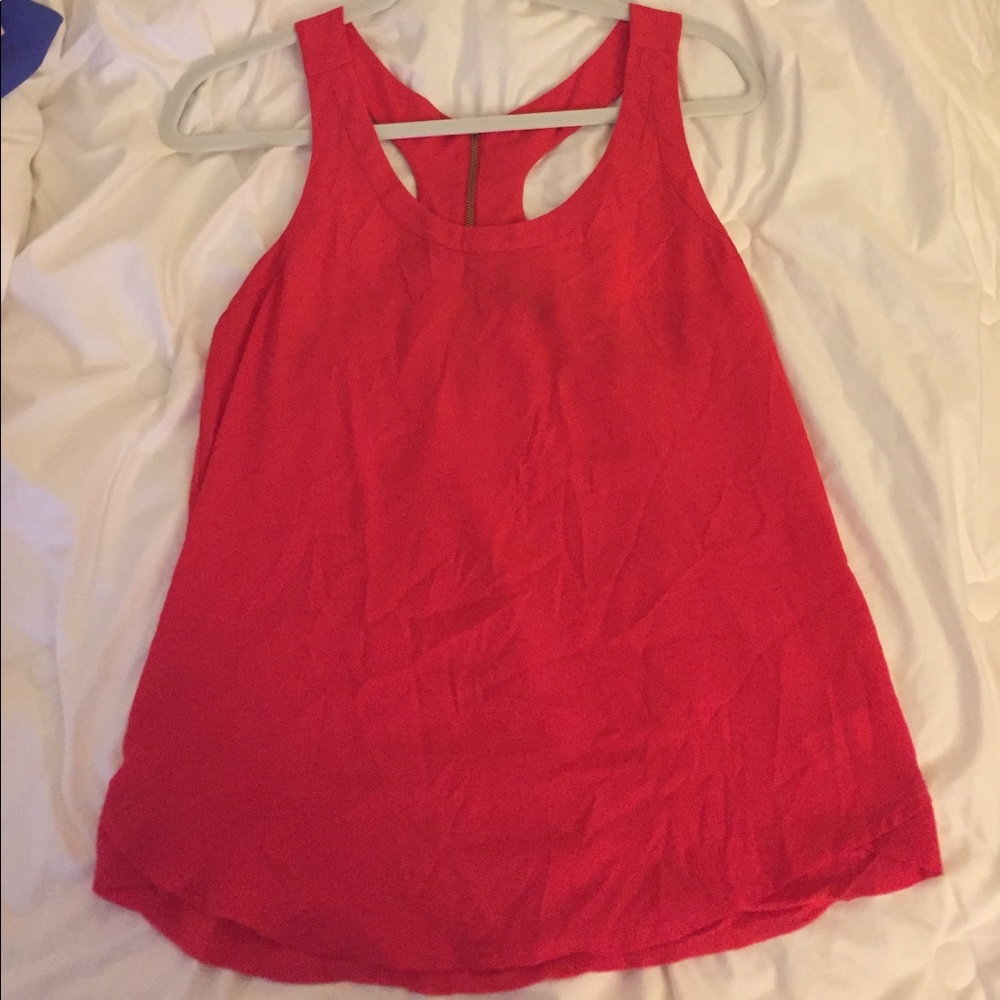 Express zipper back tank small