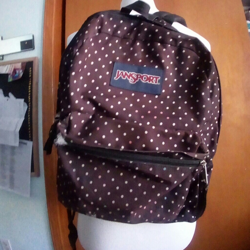 Polk a dot backpack