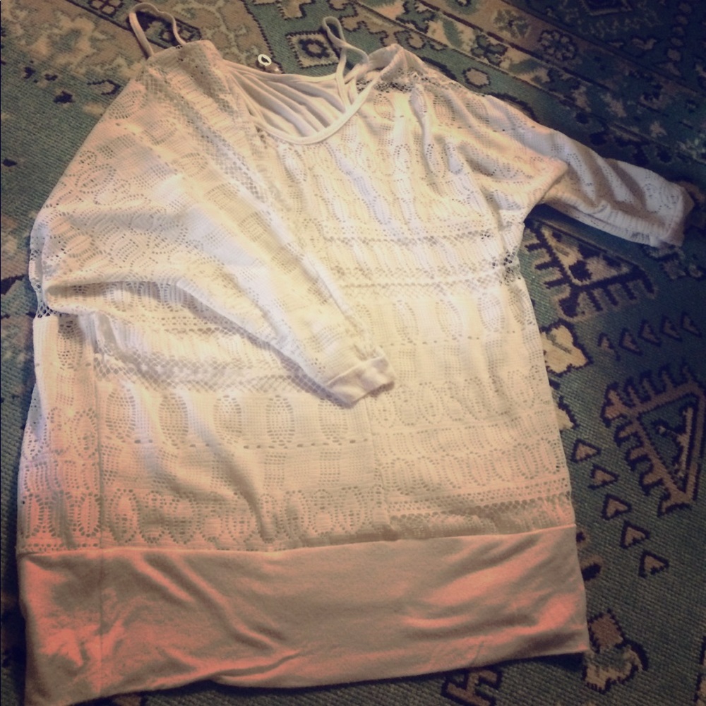 Pure white blouse