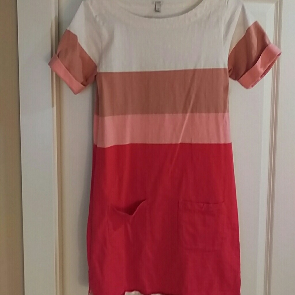 J.Crew Color block T-Shirt Dress XS