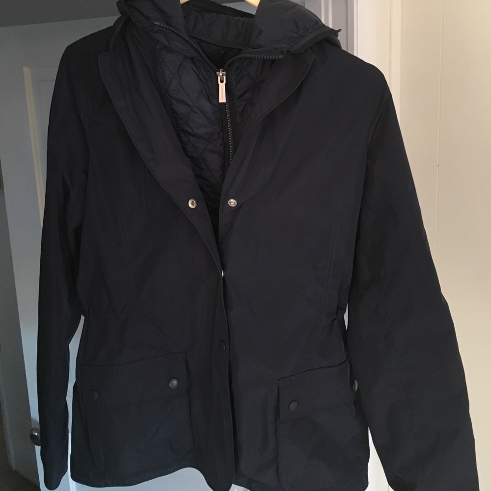 Lands End Navy Jacket