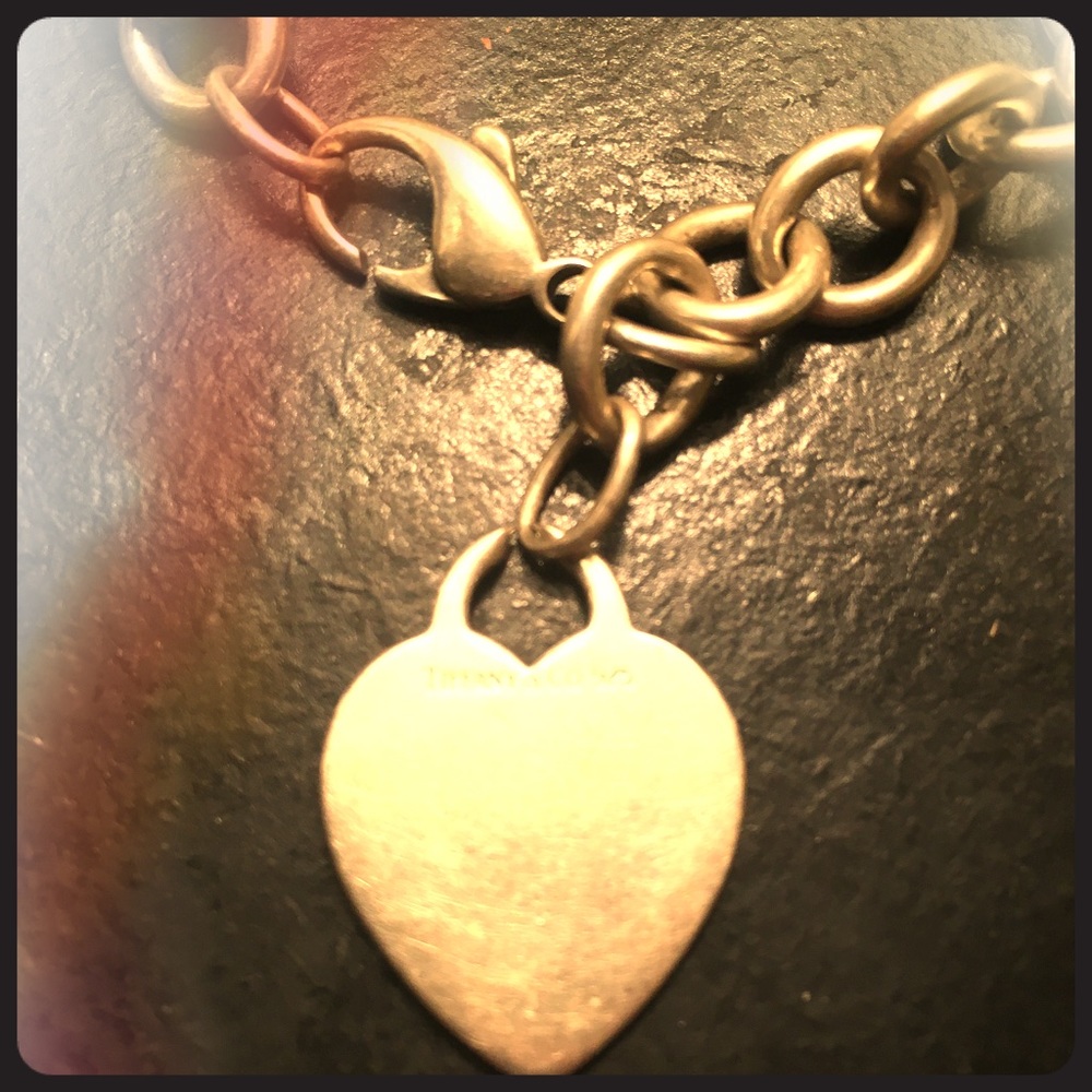 Tiffany & Co. Silver Heart Tag Bracelet