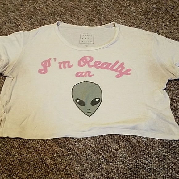 Alien Crop Top - Picture 1 of 3