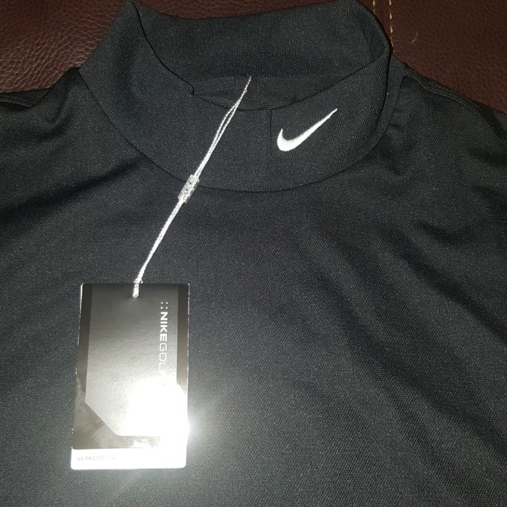 Nike Golf Shirt Mock Turtleneck