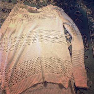Pure white sweater
