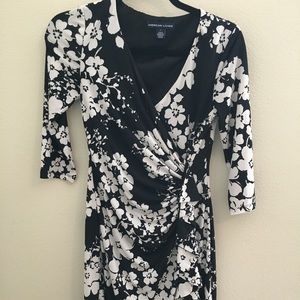 Floral wrap dress