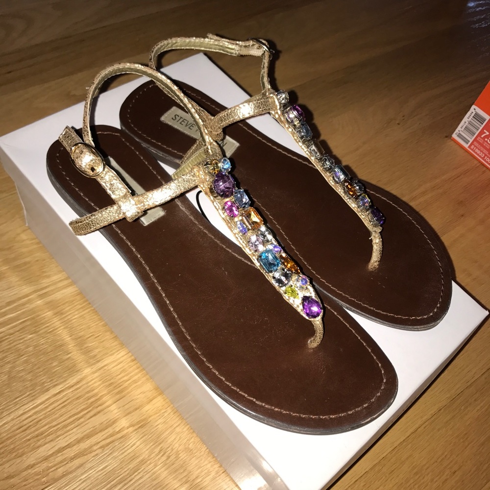 Steve Madden bedazzled sandals