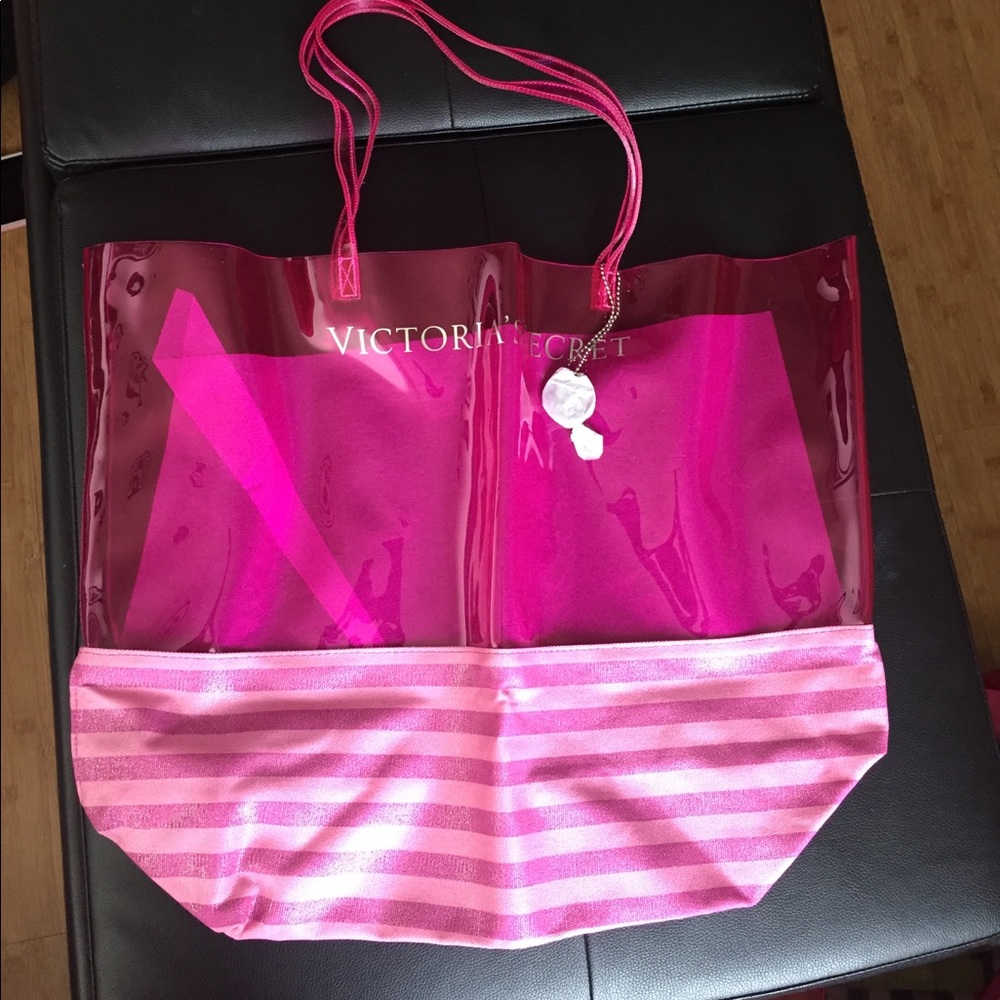 NEW Victoria's Secret large see through tote
